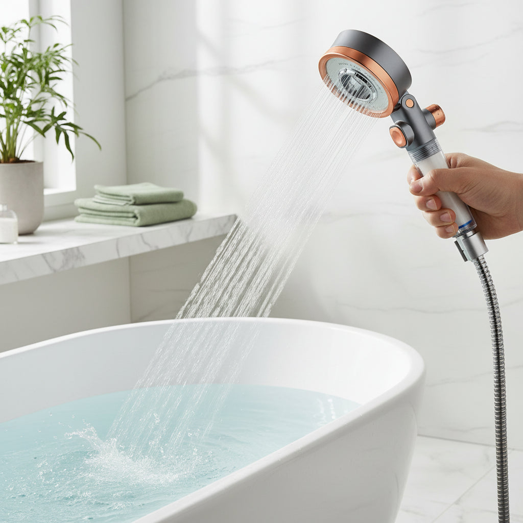 Dual Sided Carbon Filter Showerhead
