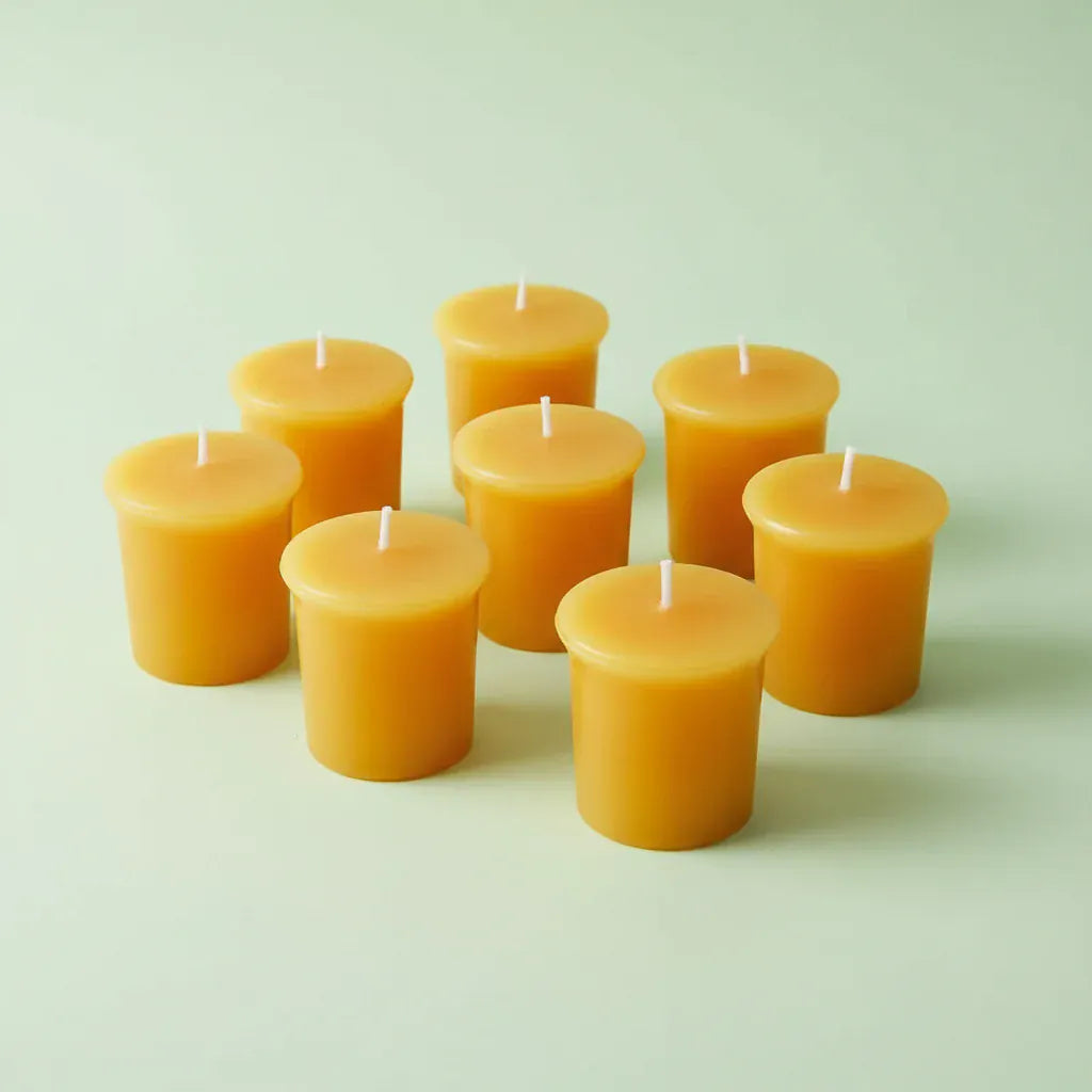 Toxifree Natural Beeswax Smokeless Tea Candles (Toxin-Free)