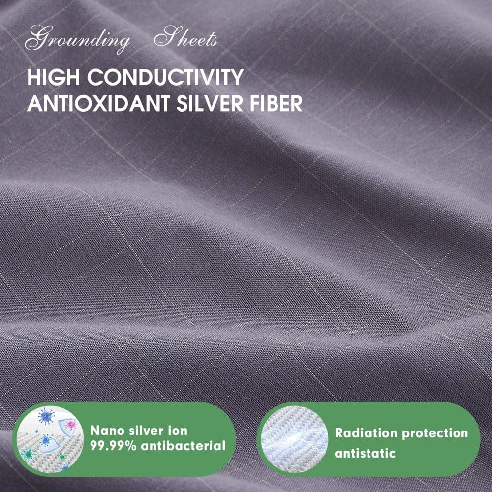 Toxifree Silver-Infused Grounding Fitted Sheet