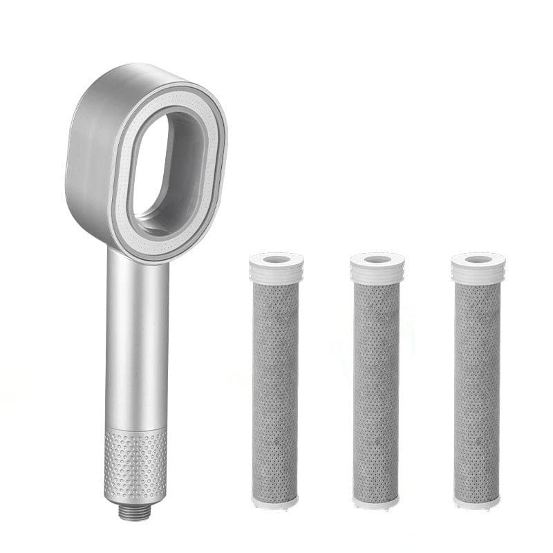 Toxifree Silver Set Carbon Filter Shower Head
